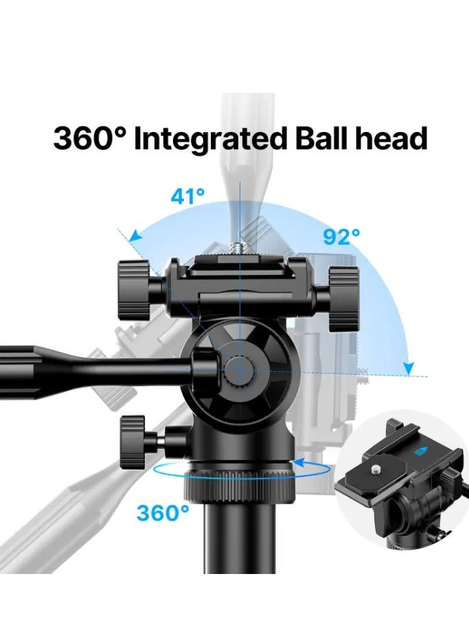 Ulanzi MT-65 Video Tripod with Pan/Tilt Head - Image 4