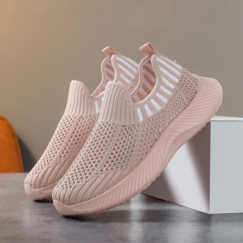 Fujian Children'S Shoes 2025 Spring And Single-Layer Breathable Fly Woven Mesh Surface Pedal Lazy Casual Shoes - Image 5