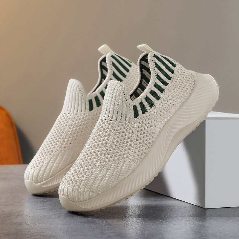 Fujian Children'S Shoes 2025 Spring And Single-Layer Breathable Fly Woven Mesh Surface Pedal Lazy Casual Shoes - Image 4