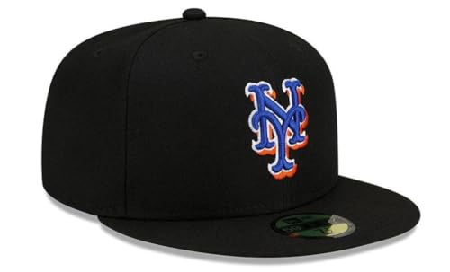 NEW ERA New York Mets Alternate Authentic Collection On-Field 59FIFTY Fitted Hat in Black by New Era - Image 3