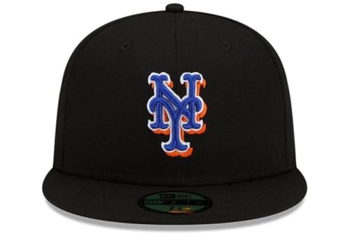 NEW ERA New York Mets Alternate Authentic Collection On-Field 59FIFTY Fitted Hat in Black by New Era - Image 2