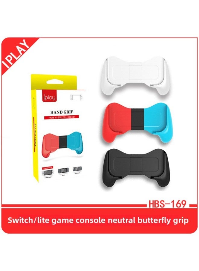 Switch/Lite Game Console Universal Butterfly Grip Oled Stretch Self-built Bracket Non-slip Hand Grip Holder-Product Color:White  - Image 2
