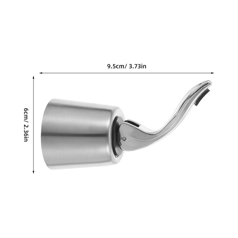 Stainless Steel Wine Bottle Stoppers Reusable Expanding Sealing Plugs - Image 3