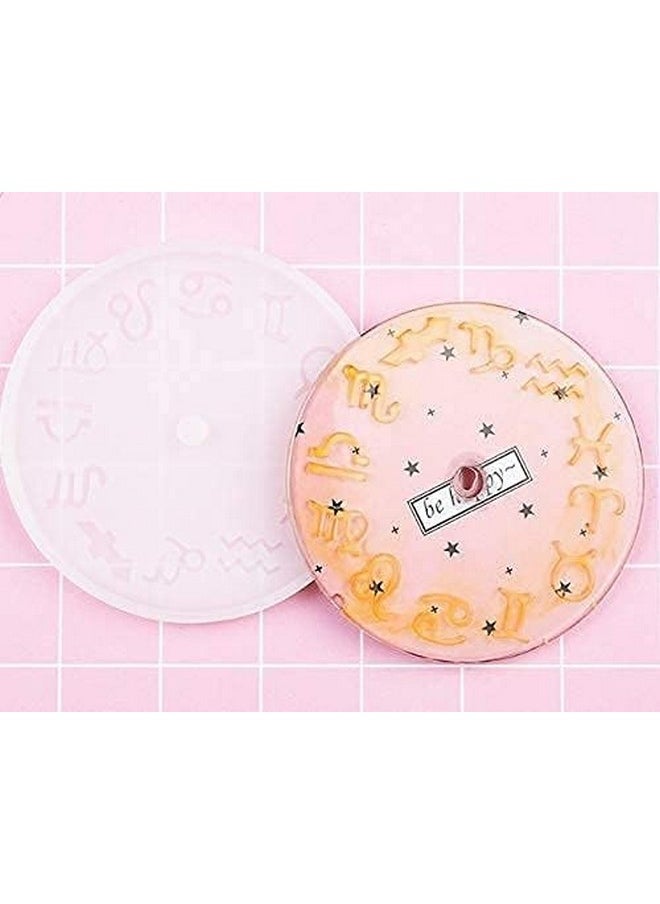 KISSNOWY Kissnowy 4Pack of Clock Face Molds Silicone Mold by Resin Casting, for DIY Resin Crafts Home Wall Decoration 5.9 X 5.9inch  - Image 5