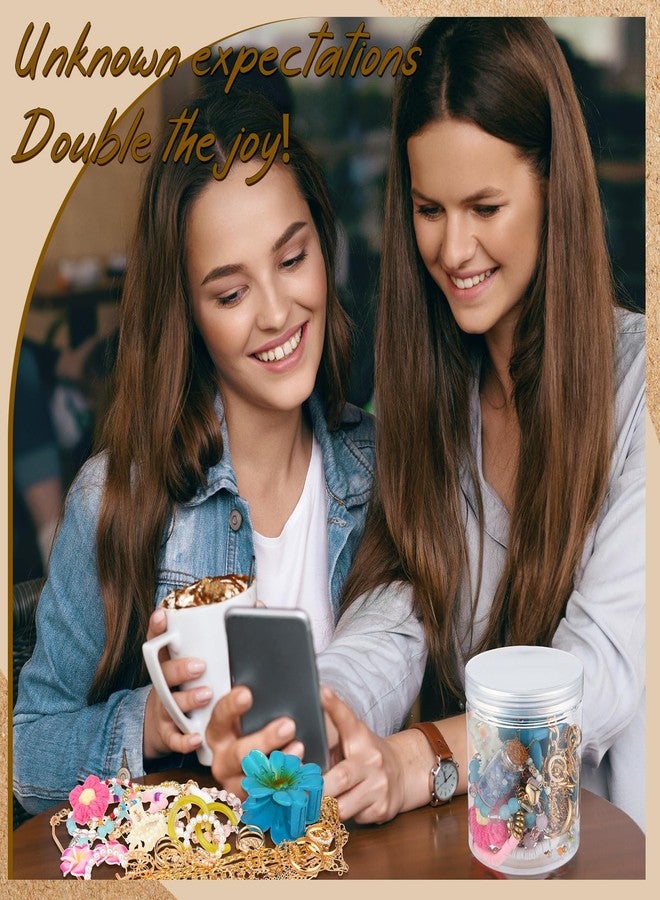 تونديامو علبة مجوهرات غامضة من تونديمو، هدية عيد الميلاد للنساء من عمر 30-35 عامًا، تحتوي على أقراط وخواتم وأساور وقلائد ومشابك شعر. - Image 2