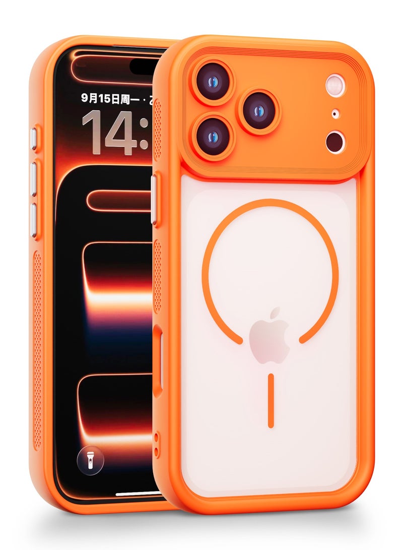 DUSALA MagSafe Shockproof Hybrid Case for iPhone 17 Pro Max Camera Protector Transparent Back