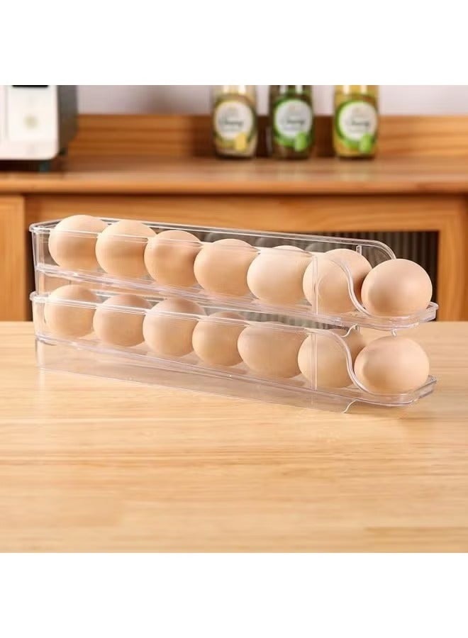 دولار منظم بيض أكريليك 2 دور سعة 28 بيضة - Image 1