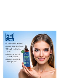 Botanic Hearth Botanic Hearth Rosemary & Castor Hair Oil (6.7 fl oz) | Nourishing and Strengthening Hair Treatment for Thicker, Healthier-Looking Hair | Paraben Free | Suitable for All Hair Types  - Image 4