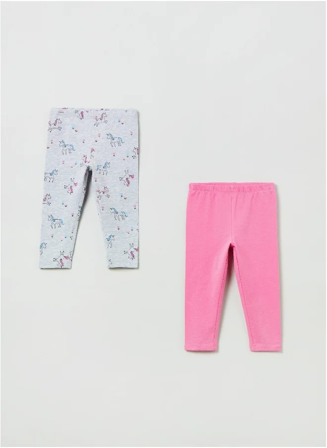 Ovs OVS Two-Pack Leggings With Print
