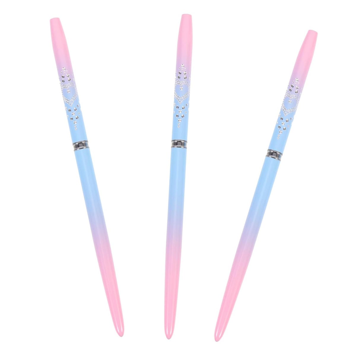 Generic 3pcs Nail Art Drawing Pens with Gradient Blue Pink Handles DIY ...