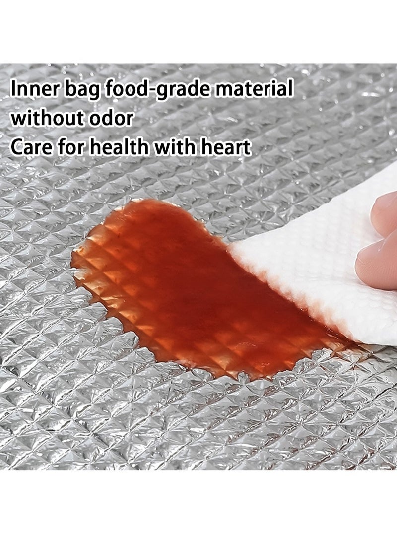 عربست صندوق غداء بينتو للأطفال والبالغين مع حاويات إعداد الوجبات بالملعقة والشوكة صندوق حاوية تخزين طعام آمن في الميكروويف لتخزين الطعام صندوق لحفظ السلطة لتعبئة الساندويتشات والوجبات الخفيفة للغداء - Image 5