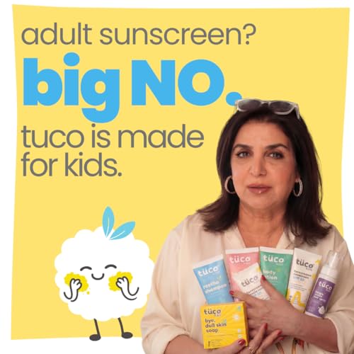 TuCo® Kids 2 In 1 Face Cream + Sunscreen For All Skin Type SPF 50 With Saffron Oil | UVA/UVB PA++++ | Broad Spectrum | Benzophenone- 3 And Avobenzone Free | Ages 2-5, 5-10, 10-15 | 50Gm-Pack Of 2 | - Image 4