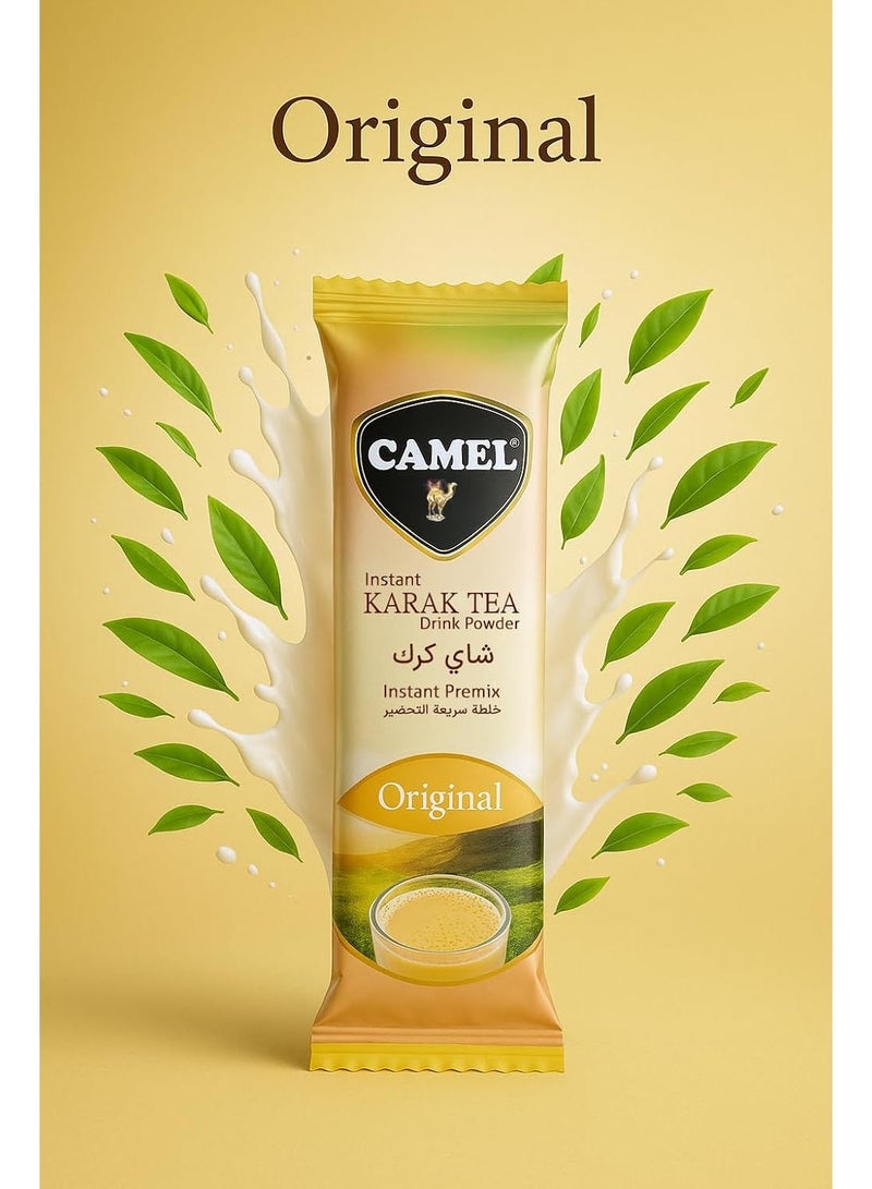 Camel Instant Premix Karak Tea Original Flavor- 25pcs - Image 3