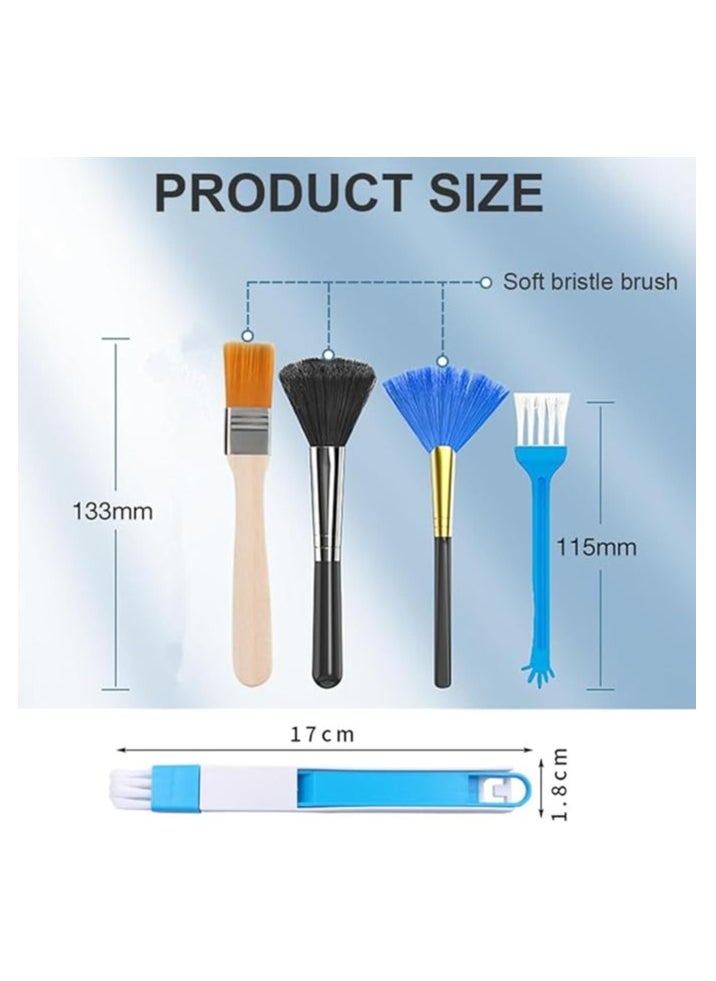 erorex 5Pack Computer Keyboard Laptop Cleaning Brush Kit for Electronic Devices Such As Computer Motherboard Fans Dust Removal Cleaning Brush  - Image 3