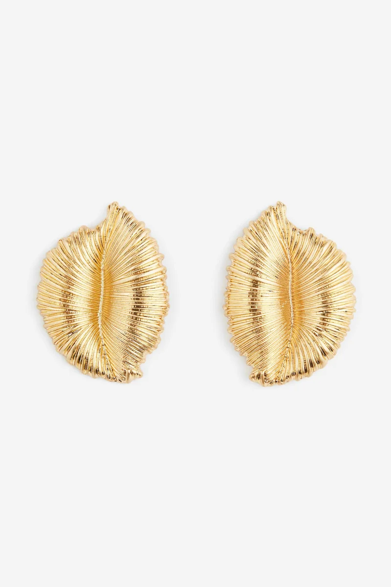 H&M Leaf-shaped earrings