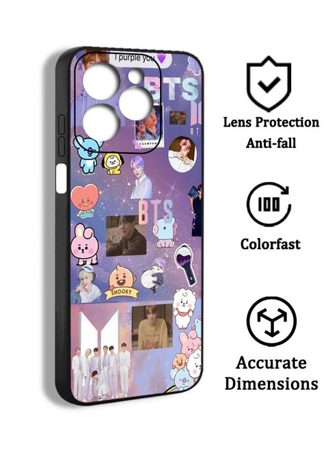 Phone Case Cover BTS Band South Korea Infinix Hot 40 LLF04 With Print