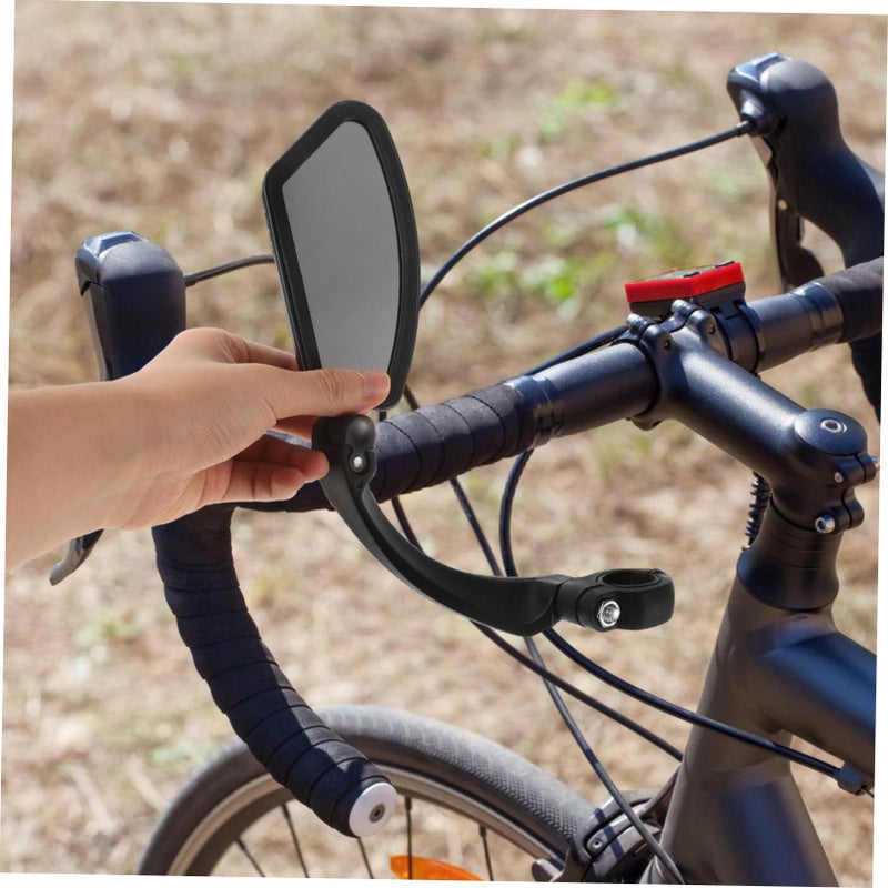Bicycle Rearview Mirror for Handlebars Easy to Install Black - Image 5