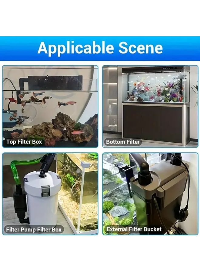 200 قطعة من كرات الفلتر البيوكيميائية من البولي فينيل كلوريد الأسود بقطر 0.63 بوصة لتعزيز الوضوح والأكسجين ونمو البكتيريا لأحواض السمك والمسابح - Image 4