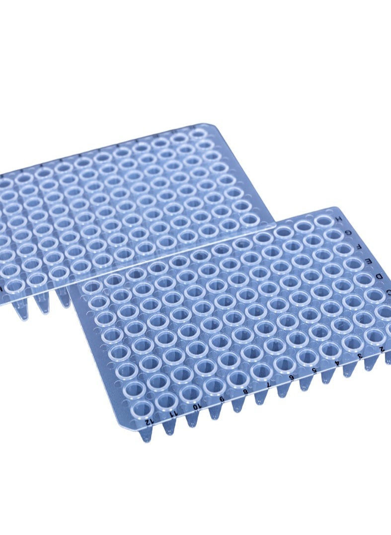 Cellpro ProCycle Mini Skirted PCR Plates, HalfSkirted, 96 x 0.2mI Well, BLACK PRINTED Alphanumerics, A12 cut corner, 10/PK  - Image 2