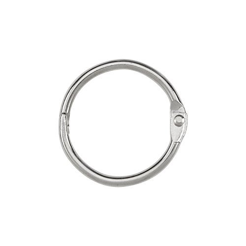 ACCO Brands ACCO Loose Leaf Binder Rings, 1 Inch Capacity, Silver, 100 Rings / Box (72202) - Image 1