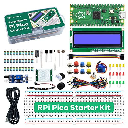 LAFVIN Basic Starter Kit for Raspberry Pi Pico,LCD1602,SG90 with Tutorail - Image 1