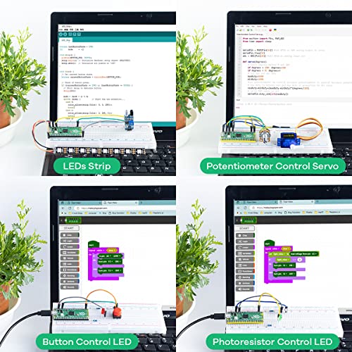 LAFVIN Basic Starter Kit for Raspberry Pi Pico,LCD1602,SG90 with Tutorail - Image 3