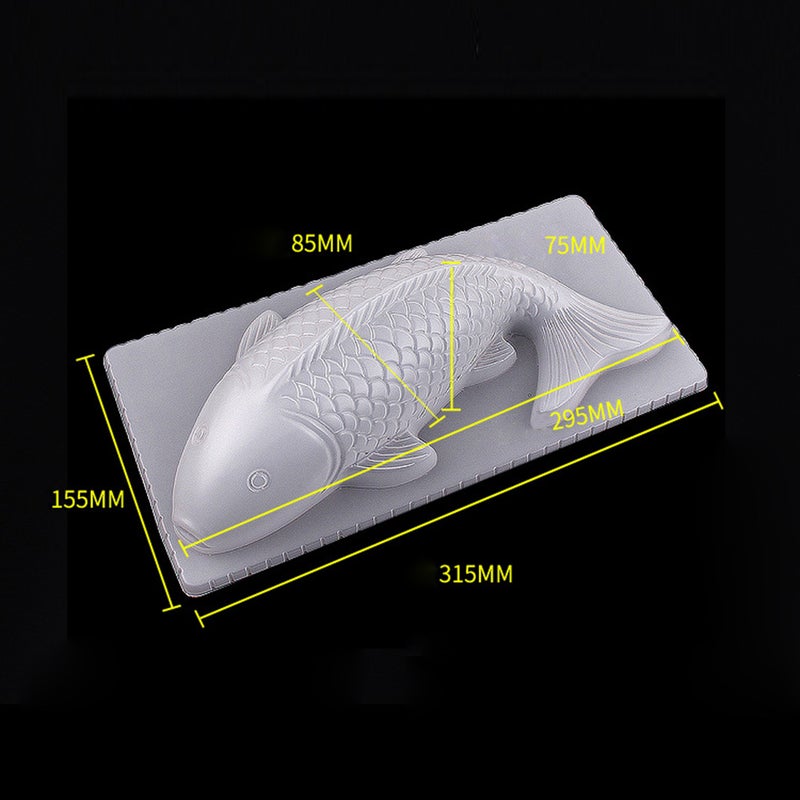 10pcs Cake Mold DIY Jelly Chocolate Chinese Style Cake Steam Mold (Large Fish Pattern) - Image 4
