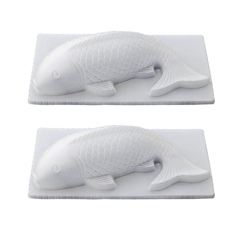 10pcs Cake Mold DIY Jelly Chocolate Chinese Style Cake Steam Mold (Large Fish Pattern) - Image 1