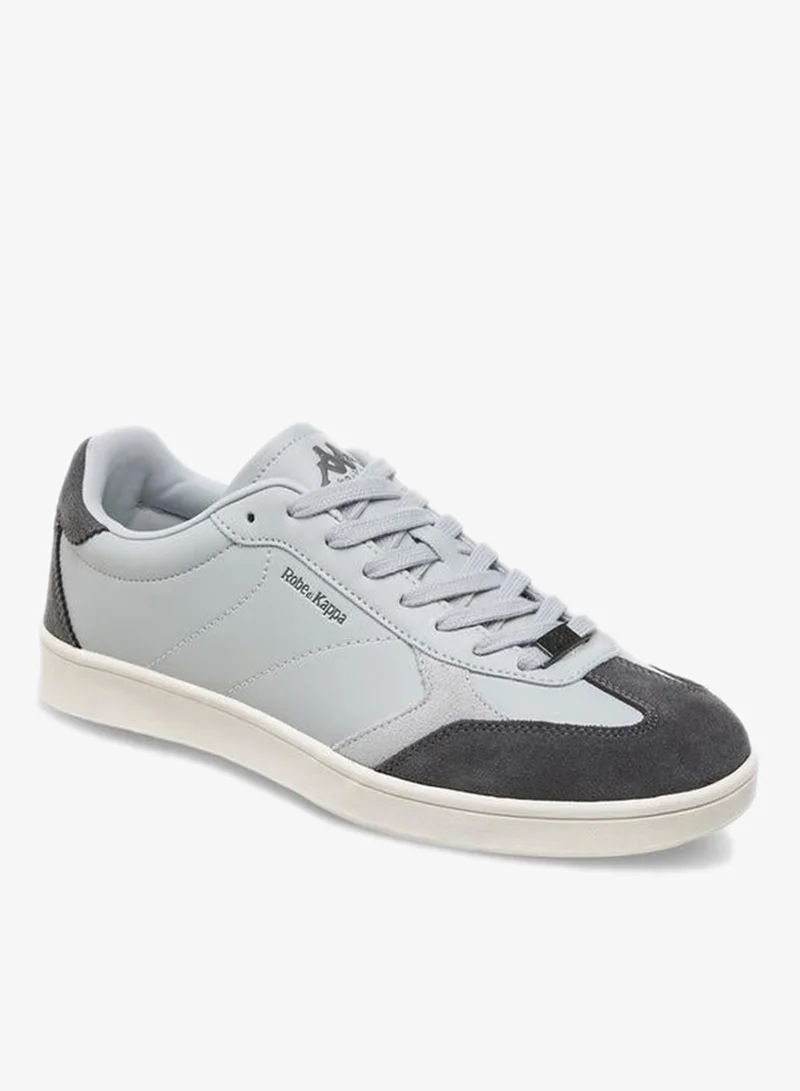 كابا Men Lace-Up Leather Ankle Sneakers