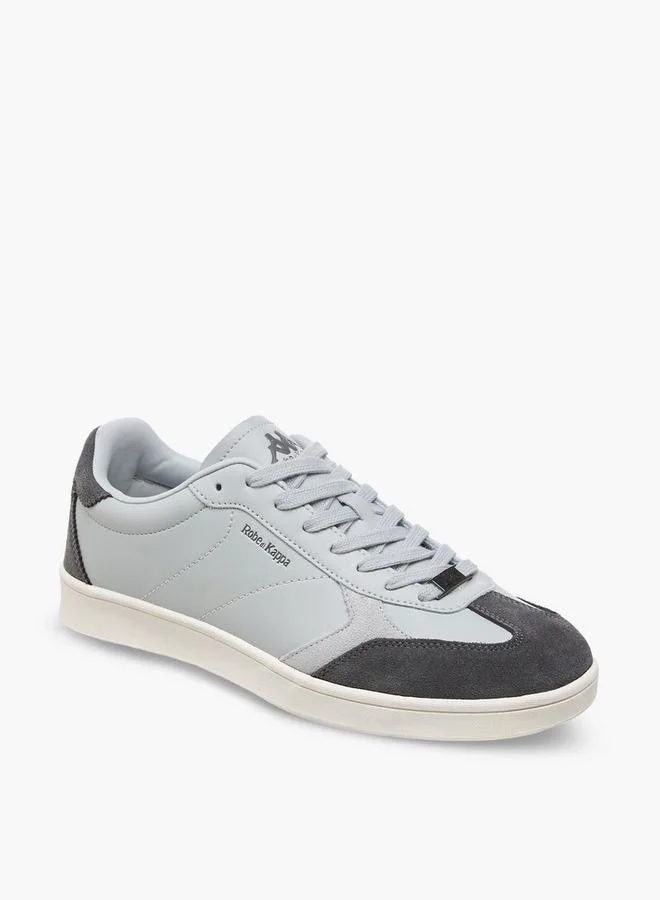 Kappa Men Lace-Up Leather Ankle Sneakers