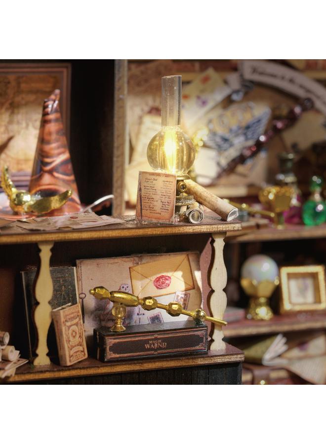 Bluejw Zhiqu House Diy Cabin Magic Full House European Retro Handmade Assembled Model Wooden Cabin Gift - Image 5