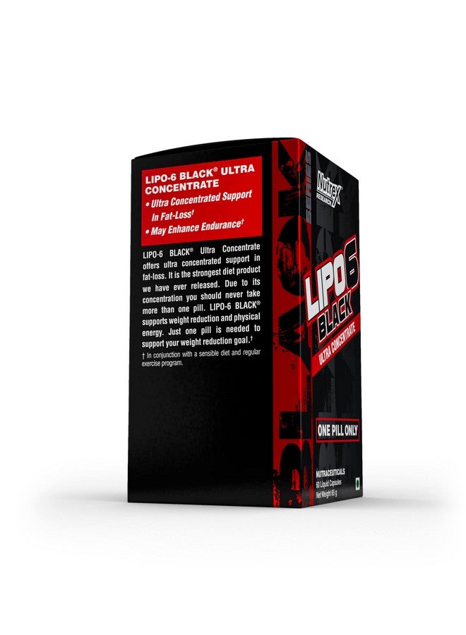 Nutrex Research Nutrex Lipo 6 Black Ultra Concentrate 60 Capsules,Pack Of 1,1 Count - Image 5
