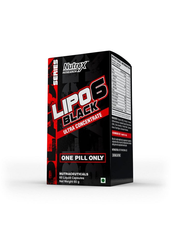 Nutrex Research Nutrex Lipo 6 Black Ultra Concentrate 60 Capsules,Pack Of 1,1 Count - Image 4
