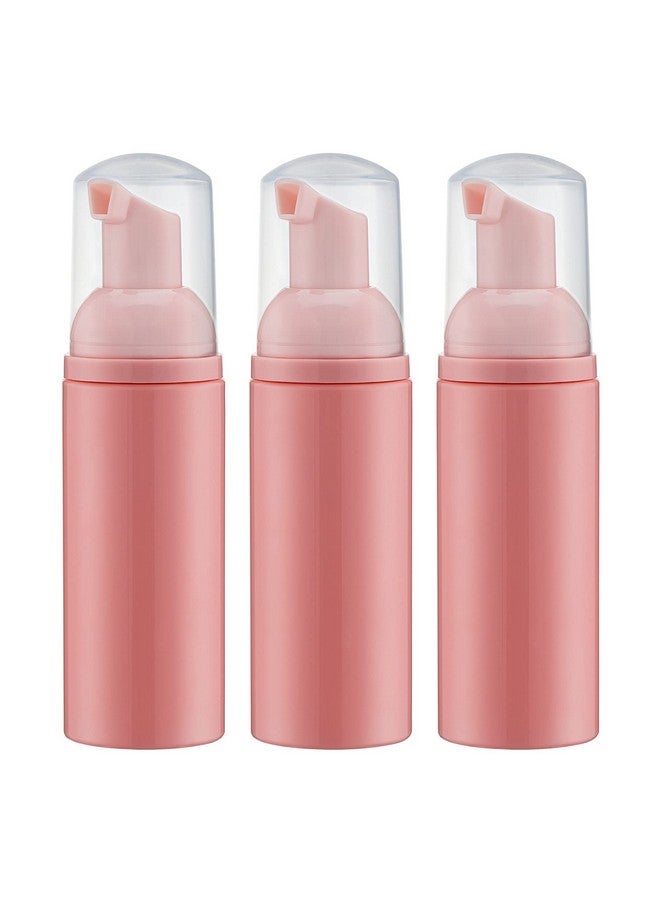 تيكسون زجاجة مضخة رغوية (وردي)، مضخة رغوية فارغة بحجم مناسب للسفر لصابون الشامبو ومنظف الرموش (60 مل، 3 قطع) - Image 1