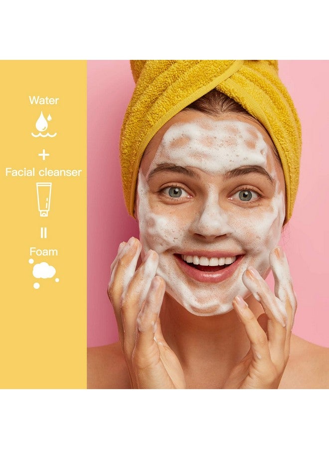 تيكسون زجاجة مضخة رغوية (وردي)، مضخة رغوية فارغة بحجم مناسب للسفر لصابون الشامبو ومنظف الرموش (60 مل، 3 قطع) - Image 4