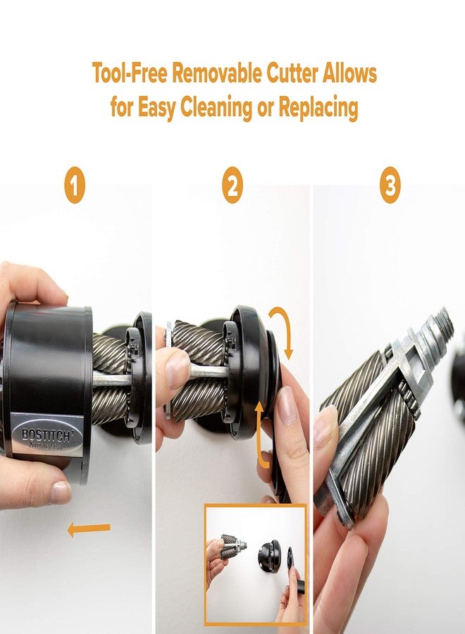 Bostitch Office Manual Pencil Sharpener MPS1-BLK Replacement Cutter (MPS1-K), Steel - Image 2