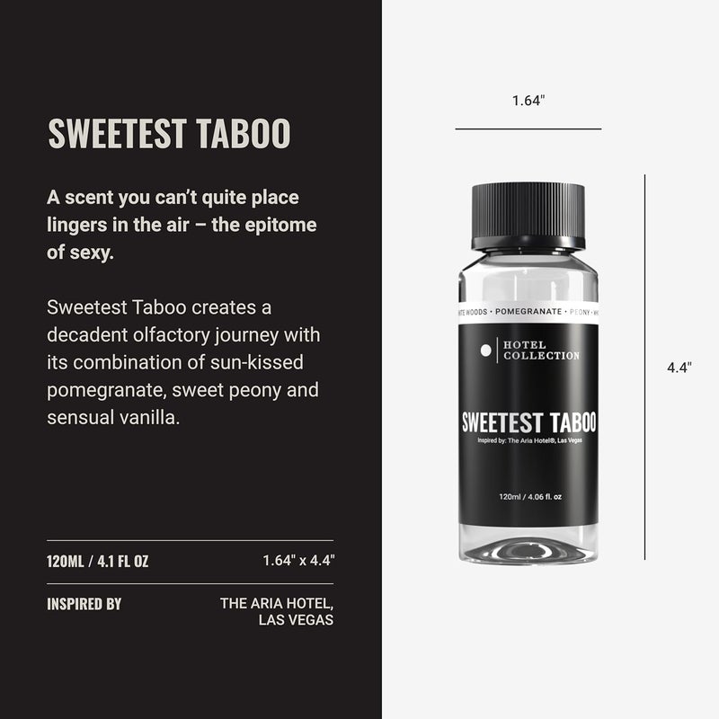 AROMA360 Hotel Collection - Sweetest Taboo Essential Oil Scent - Luxury Hotel Inspired Aromatherapy Scent Diffuser Oil - Decadent Citrus, Juicy Berries, & Floral Peony - for Essential Oil Diffusers - 120mL - Image 2