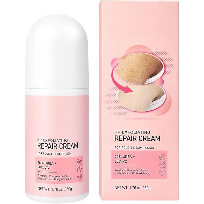 Grospe Skin Exfoliating Repair Cream, Chicken Skin Care Cream, Strawberry Legs Treatment Body Cream, Hydrating Moisturising Refreshing Skin Fragrance Repair Body Lotion 50g - Image 1