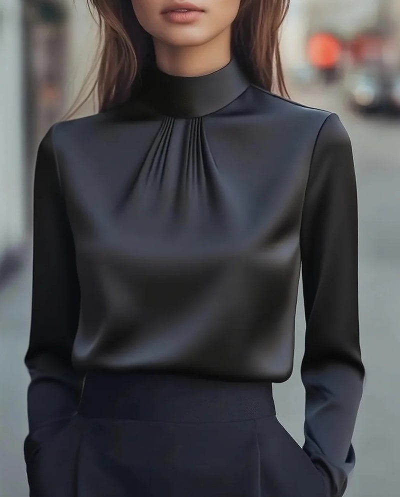 بلوزة نسائية بأكمام طويلة - Image 3