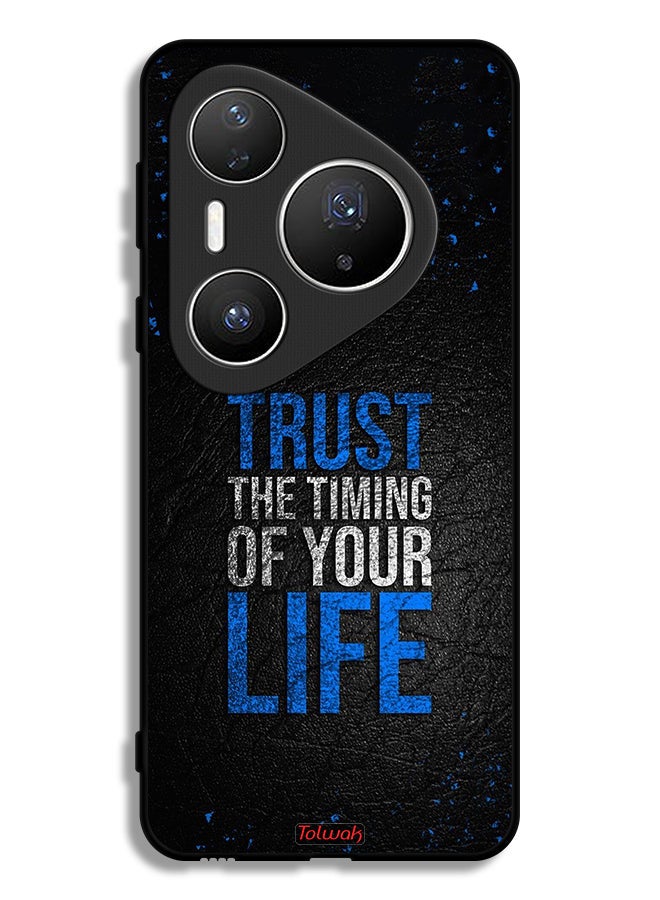 Tolwak Huawei Pura 80 Pro Protective Case Cover Trust The Timing Of Your Life - Image 1