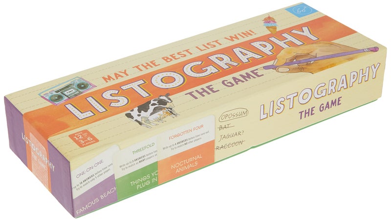 Chronicle Books Listography: The Game: May The Best List Win! (Board Games, Games for Adults, Adult Board Games) - Image 4