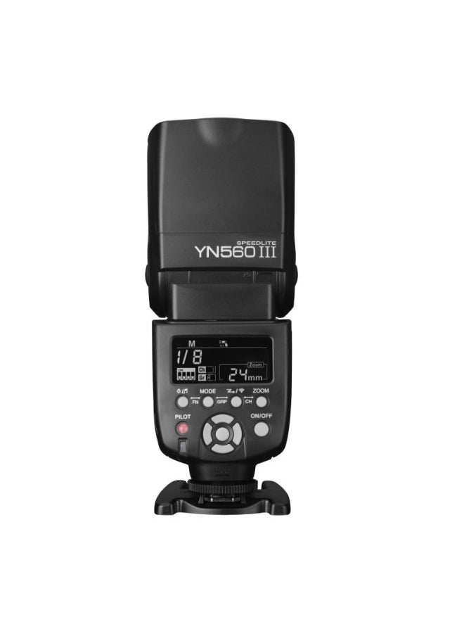Generic - Yongnuo YN560III Three-generation 560IV Four-generation Top Flash For Canon Nikon Sony Universal Hot Boots-Color:YN560 III (positive Display Screen) +2500 MA Battery Set (general Charge) - Image 1