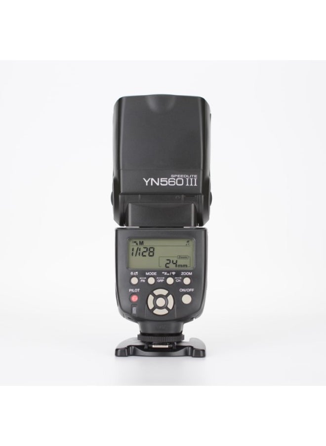 Generic - Yongnuo YN560III Three-generation 560IV Four-generation Top Flash For Canon Nikon Sony Universal Hot Boots-Color:YN560 III (positive Display Screen) +2500 MA Battery Set (general Charge) - Image 1