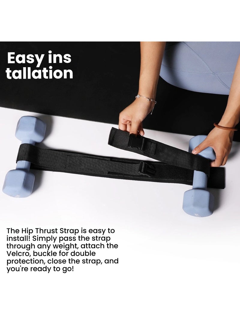 Hip Thrust Belt Hip Belt Pad for Glute Bridge make your training more targeted and create the perfect hip shape