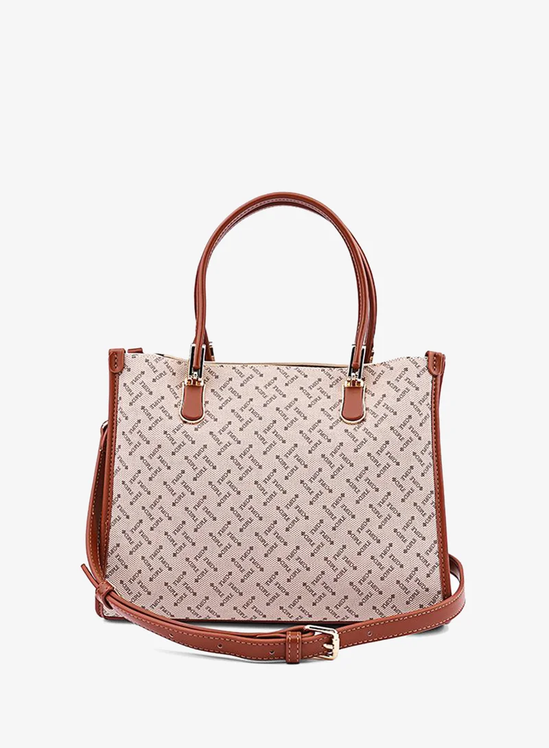 Cuple Women’s Patterned Tote Bag with Double Top Handles