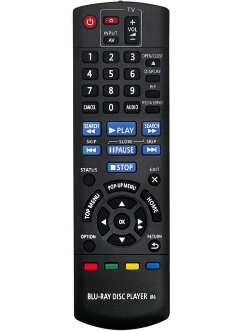 N2Qayb000577 Replaced Remote Control Compatible With Panasonic Blu Ray Disc Player Dmp Bd75Eb K Dmp Bd75Eg K Dmp Bd75 Dmp Bd75Ee K Dmp Bd75Eb Dmp Bd75 Dmp Bd75Ef K Dmp Bdt301