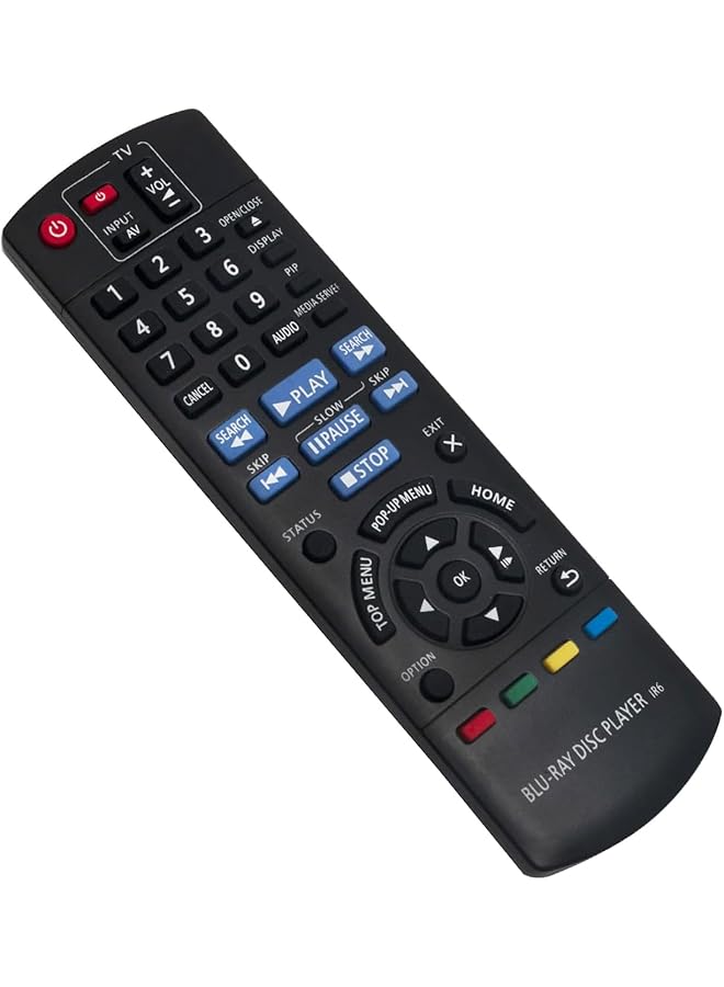 N2Qayb000577 Replaced Remote Control Compatible With Panasonic Blu Ray Disc Player Dmp Bd75Eb K Dmp Bd75Eg K Dmp Bd75 Dmp Bd75Ee K Dmp Bd75Eb Dmp Bd75 Dmp Bd75Ef K Dmp Bdt301