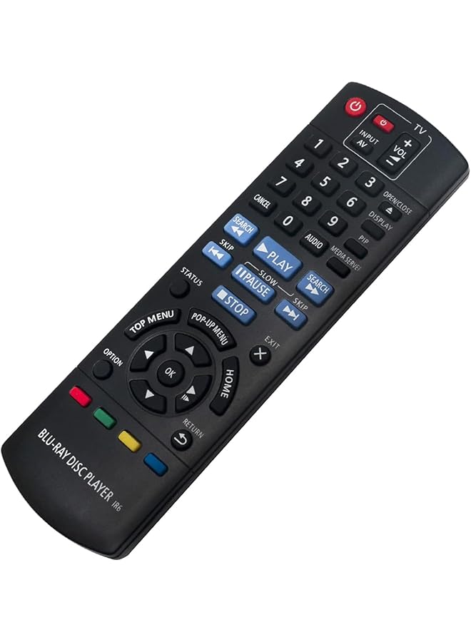 N2Qayb000577 Replaced Remote Control Compatible With Panasonic Blu Ray Disc Player Dmp Bd75Eb K Dmp Bd75Eg K Dmp Bd75 Dmp Bd75Ee K Dmp Bd75Eb Dmp Bd75 Dmp Bd75Ef K Dmp Bdt301