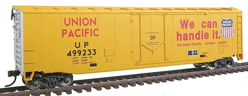 Walthers Trainline 50 PlugDoor BoxcarReady to RunUnion PacificR 9311672 HO Scale Model Railroad Freight Model - Image 2