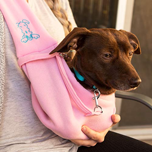 iPrimio Reversible Dog & Cat Carrier - Puppy & Cat Sling, Hands Free Pet Carrier - Soft Pouch, Tote, Grey - Image 4